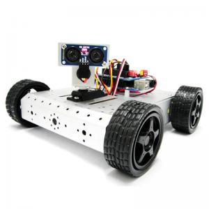 AS-4WD移動偵測避障機器人 超聲波測距 Arduino 機器人入門套件（預售）